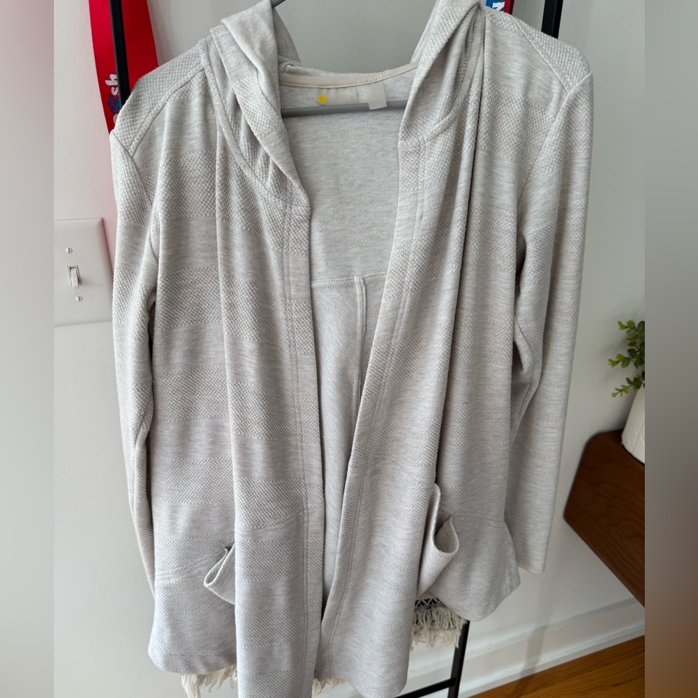 Zella Heather Gray Knit Sweater